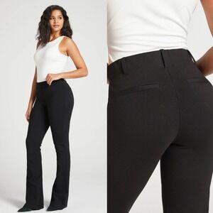 Betabrand Classic DPYP Dress Pant Yoga Pant Bootcut Black Plus Size XXL Office